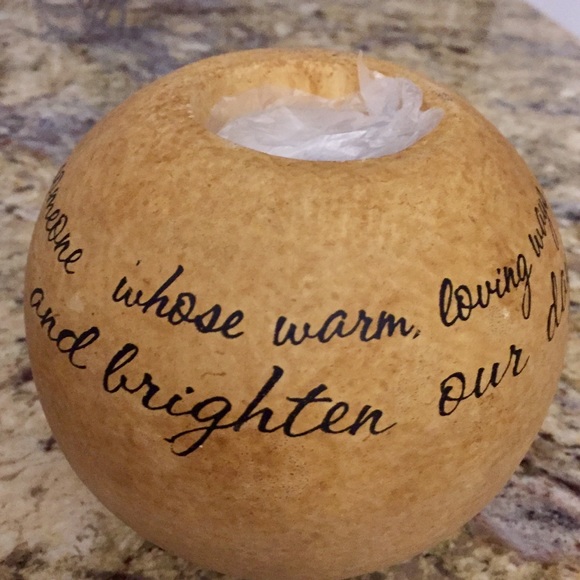 BEAUTIFUL STONEWARE TEALIGHT CANDLE HOLDER - Picture 2 of 9